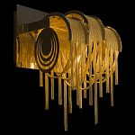 Бра с перфорированными металлическими дугами и цепочками 22 см Atlantis Chain варинант исполнения - 2 | Loft Concept в Челябинске