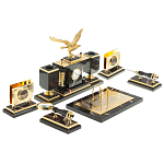 Настольный письменный набор из яшмы и долерита в подарочной упаковке Manager Organizer варинант исполнения - 4 | Loft Concept в Челябинске