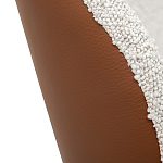 Стул мягкий с обивкой из рогожки и экокожи Contrasting Performance варинант исполнения - 3 | Loft Concept в Челябинске