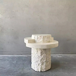 Дизайнерский журнальный стол цилиндрической формы фактурный Mylepen варинант исполнения - 1 | Loft Concept в Челябинске