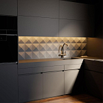 Гипсовая 3D панель с принтографией PM-104 варинант исполнения - 2 | Loft Concept в Челябинске