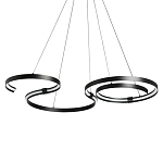 Люстра подвесная светодиодная в виде волнообразной ленты Ribbon Vortex варинант исполнения - 1 | Loft Concept в Челябинске