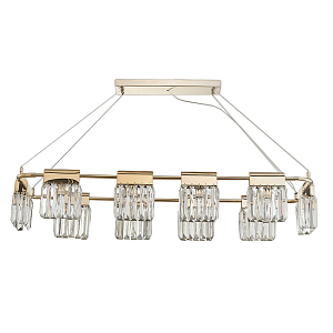 Люстра Crystal Pendants gold 10