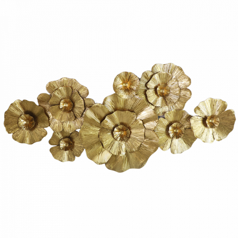 Панно настенное Blank Sheet Delicate Flower Золотой Панно настенное Blank Sheet Delicate Flower Золотой в Челябинске | Loft Concept
