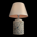 Настольная лампа цилиндрическая с цветочной росписью Lamp Flower Painting варинант исполнения - 5 | Loft Concept в Челябинске