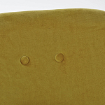 Кресло велюровое горчичного цвета Diaspro Mustard Armchair варинант исполнения - 5 | Loft Concept в Челябинске