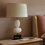 Настольная лампа на фигурном мраморном основании Conundrum варинант исполнения - 4 | Loft Concept в Челябинске