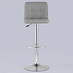 Барный стул с сиденьем серого цвета Honory варинант исполнения - 3 | Loft Concept в Челябинске