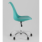 Офисный стул на металлическом основании EGGERY Blue пластик варинант исполнения - 4 | Loft Concept в Челябинске