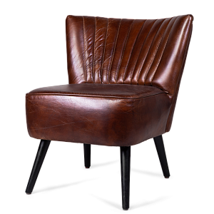 Кресло кожаное Rombe flat