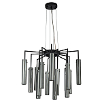 Люстра со стеклянными цилиндрическими плафонами Luminous Cylinders Smoky варинант исполнения - 2 | Loft Concept в Челябинске