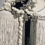 Панно ручная работа Черно-Белый Природный Орнамент  варинант исполнения - 2 | Loft Concept в Челябинске