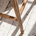 Барный стул из массива бука светло-зеленый с растительным орнаментом Raffael Angel Green Bar stool варинант исполнения - 5 | Loft Concept в Челябинске