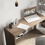 Письменный стол прямоугольный с полочкой под столешницей EcoComb варинант исполнения - 3 | Loft Concept в Челябинске