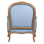 Кресло Ava Classical Armchair light blue velour варинант исполнения - 3 | Loft Concept в Челябинске