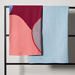 Плед из хлопка с абстрактным принтом Elysian Flow Ember варинант исполнения - 6 | Loft Concept в Челябинске