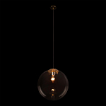 Подвесной светильник со стеклянным прозрачным плафоном в форме шара и золотыми металлическим акцентами 30 ClassiCon варинант исполнения - 3 | Loft Concept в Челябинске