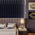 Гипсовая 3D Панель CRYSTAL SYMPHONY B варинант исполнения - 1 | Loft Concept в Челябинске