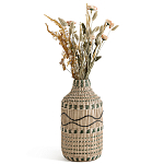 Ваза декоративная из натурального плетеного бамбука Bamboo Decor 35 варинант исполнения - 1 | Loft Concept в Челябинске