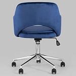 Кресло для компьютерного стола Veloury Blue варинант исполнения - 5 | Loft Concept в Челябинске