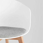 Стул из пластика с мягким сиденьем Eames варинант исполнения - 6 | Loft Concept в Челябинске