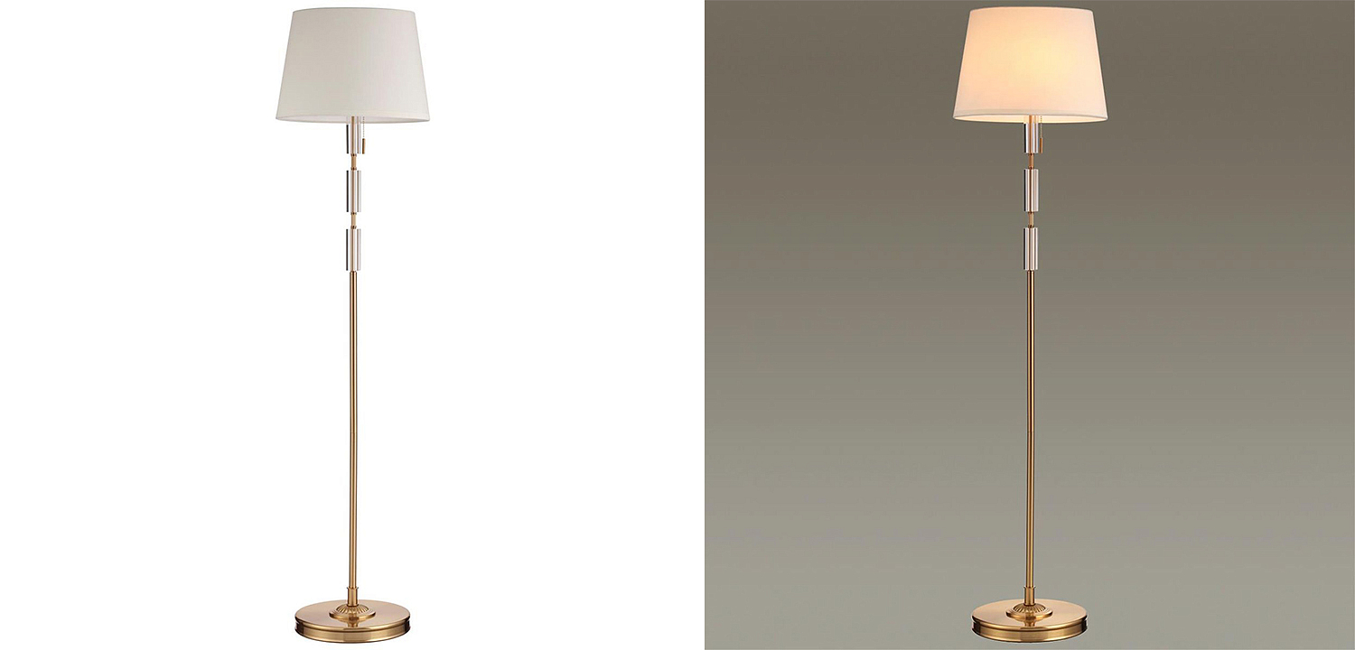 Торшер Ramona White Floor lamp Торшер Ramona White Floor lamp - Loft-Concept в Челябинске
