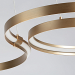 Люстра подвесная светодиодная в виде волнообразной ленты Ribbon Vortex варинант исполнения - 18 | Loft Concept в Челябинске