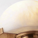 Бра с 2-мя мраморными плафонами на латунном корпусе Light Warm Light варинант исполнения - 2 | Loft Concept в Челябинске