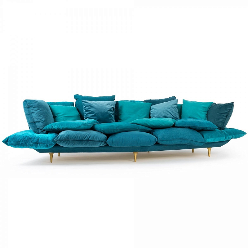 Диван Seletti Sofa Comfy Turquoise Синий в Челябинске | Loft Concept 