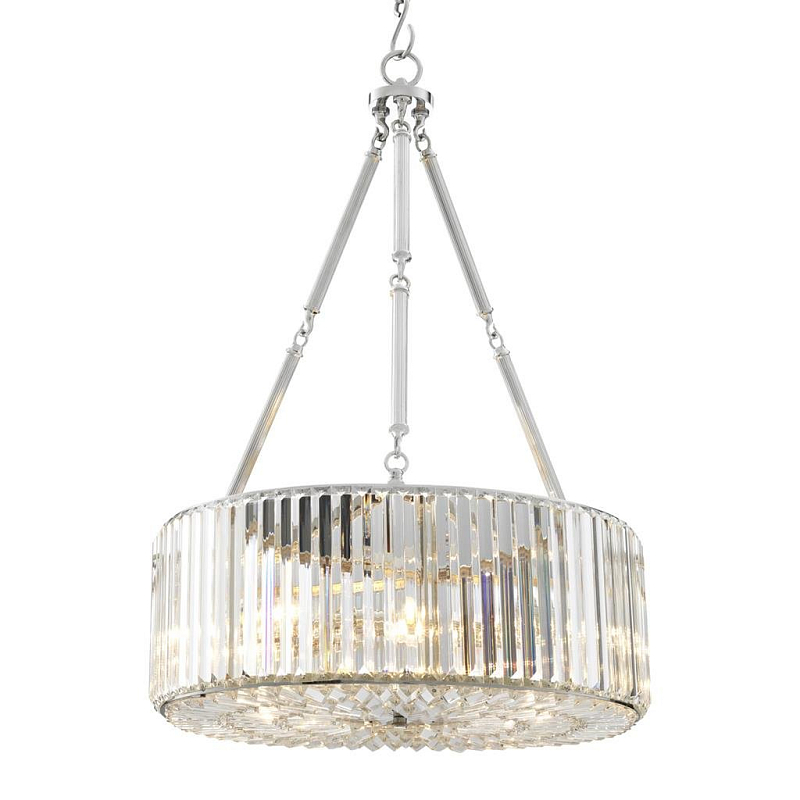 Люстра Chandelier Infinity Nickel Никель Прозрачный (Transparent) Люстра Chandelier Infinity Nickel Никель Прозрачный (Transparent) в Челябинске | Loft Concept