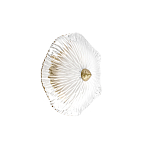 Бра в форме прозрачного стеклянного цветка с рельефной текстурой Textured Glass варинант исполнения - 7 | Loft Concept в Челябинске