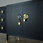 Большой Комод-буфет Elsa Dreams Black с ящиками варинант исполнения - 2 | Loft Concept в Челябинске