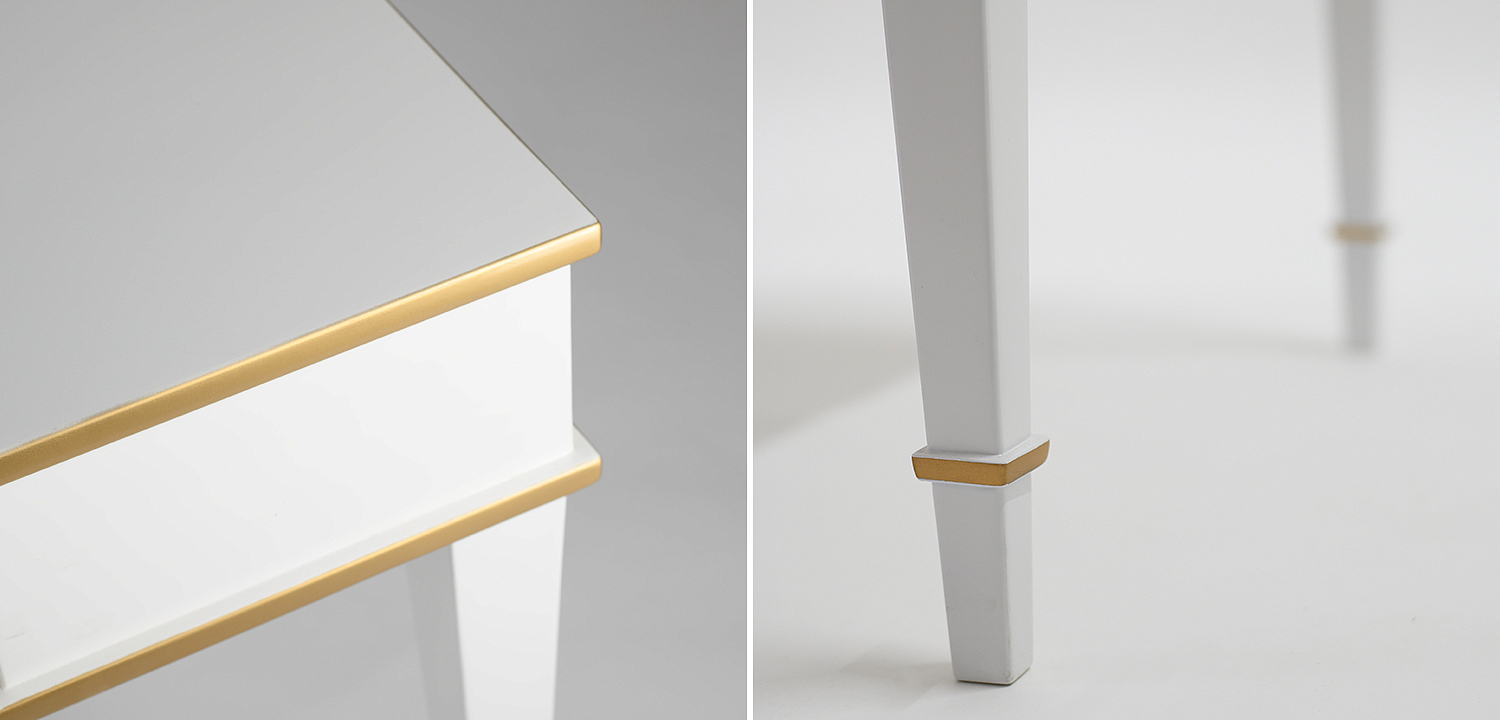 Письменный стол Kelly Desk Белый Письменный стол Kelly Desk Белый - Loft-Concept в Челябинске