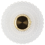 Бра в форме диска Loggia White Patterns Acrylic Wall Lamp варинант исполнения - 1 | Loft Concept в Челябинске