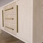 Буфет Primo с тремя ящиками и двумя фасадами Светлый дуб варинант исполнения - 7 | Loft Concept в Челябинске