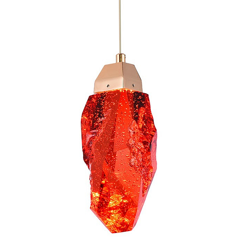 Подвесной светильник Soar Hanging Lamp Brass Red Красный Красный Латунь Подвесной светильник Soar Hanging Lamp Brass Red Красный Красный Латунь в Челябинске | Loft Concept