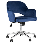 Кресло для компьютерного стола Veloury Blue варинант исполнения - 1 | Loft Concept в Челябинске