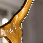 Зеркало кругле с декоративной золотой вставкой Golden Tree варинант исполнения - 2 | Loft Concept в Челябинске