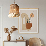 Люстра круглая плетеная с кисточками Small Solar Glow варинант исполнения - 1 | Loft Concept в Челябинске