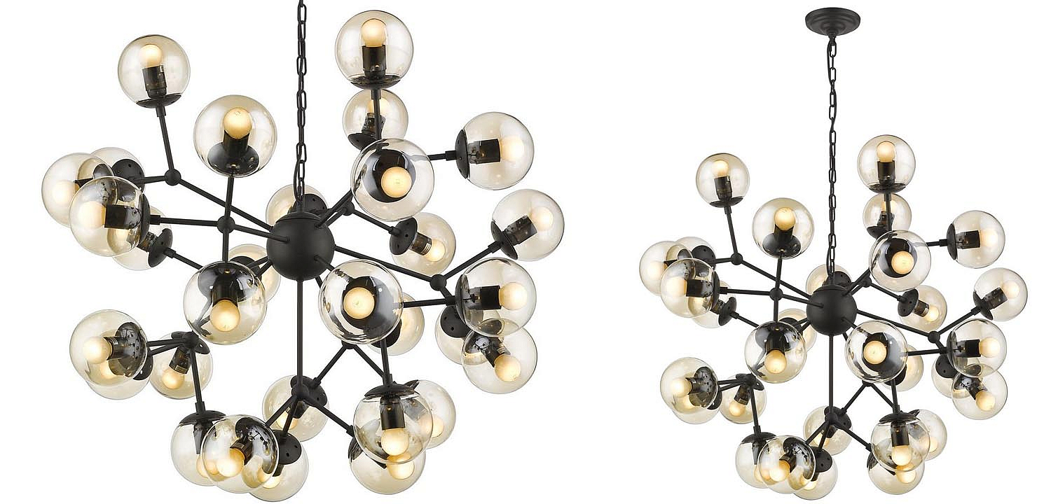 Люстра Modo Chandelier black Люстра Modo Chandelier black - Loft-Concept в Челябинске