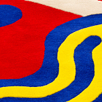 Дизайнерский ковер в виде бабочки Poltronova Tappeto Farfalla Rug варинант исполнения - 9 | Loft Concept в Челябинске