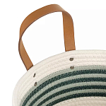 Корзина для хранения с ручками плетеная Interlacement Green  варинант исполнения - 2 | Loft Concept в Челябинске