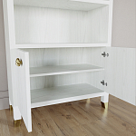 Книжный Стеллаж Elsa Dreams White с задней стенкой варинант исполнения - 3 | Loft Concept в Челябинске