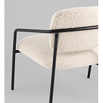 Кресло лаунж Rooney букле белый варинант исполнения - 3 | Loft Concept в Челябинске