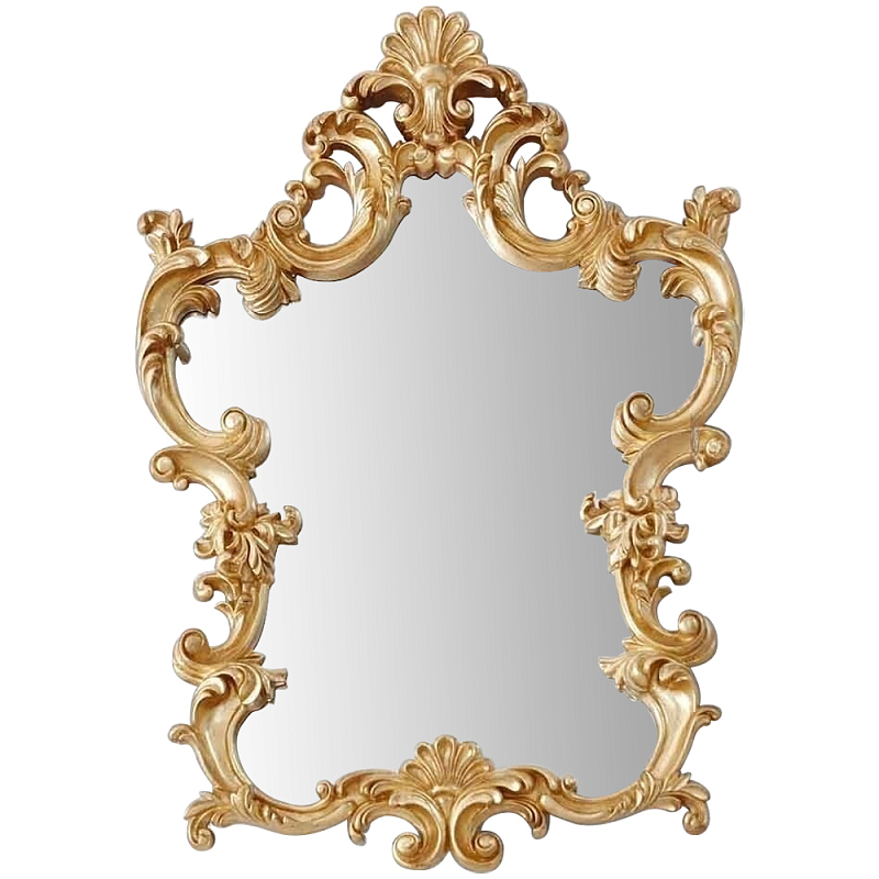 Настенное зеркало Callero Golden Mirror Золотой Настенное зеркало Callero Golden Mirror Золотой в Челябинске | Loft Concept