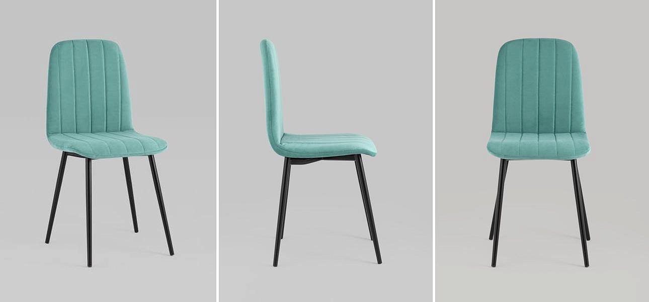 Стул Easy Chair Велюр Мятный цвет Стул Easy Chair Велюр Мятный цвет - Loft-Concept в Челябинске