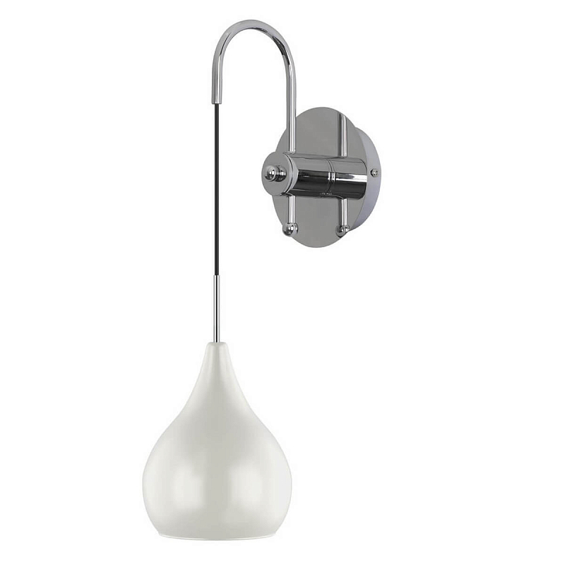 Бра Candiano Milk Sconces Белый Хром Бра Candiano Milk Sconces Белый Хром в Челябинске | Loft Concept