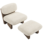 Кресло с оттоманкой Hawaii варинант исполнения - 2 | Loft Concept в Челябинске