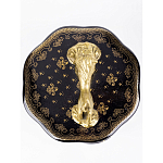 Шкатулка черного цвета с крышкой с фигуркой льва Eden Garden варинант исполнения - 5 | Loft Concept в Челябинске