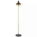 Торшер с плафоном в форме купола в сочетании черного и золотистого цвета Minimalist Execution варинант исполнения - 3 | Loft Concept в Челябинске